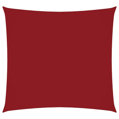 Sunshade Sail Oxford Fabric Square 7x7 m Red