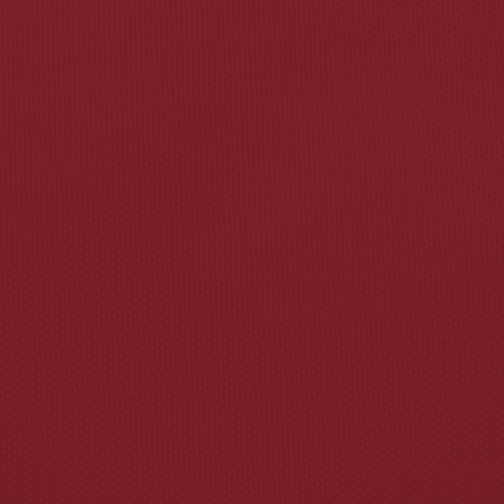 Sunshade Sail Oxford Fabric Square 7x7 m Red