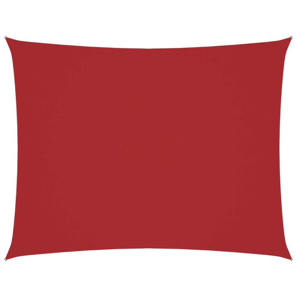 Sunshade Sail Oxford Fabric Rectangular 2x3.5 m Red