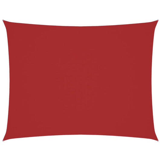 Sunshade Sail Oxford Fabric Rectangular 2x3.5 m Red