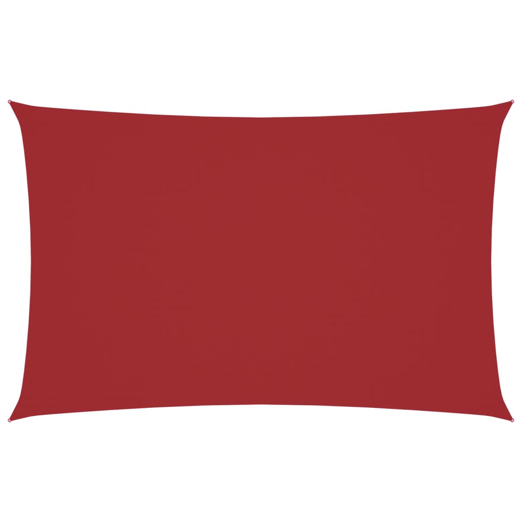 Sunshade Sail Oxford Fabric Rectangular 2x4.5 m Red