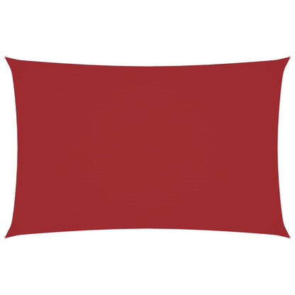 Sunshade Sail Oxford Fabric Rectangular 2x4.5 m Red