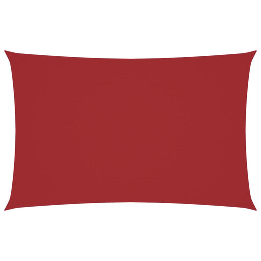 Sunshade Sail Oxford Fabric Rectangular 2x4.5 m Red