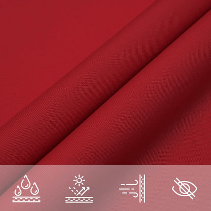 Sunshade Sail Oxford Fabric Rectangular 2x4.5 m Red
