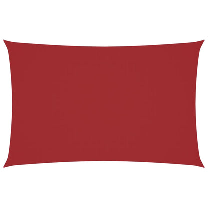 Sunshade Sail Oxford Fabric Rectangular 2x5 m Red
