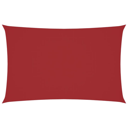 Sunshade Sail Oxford Fabric Rectangular 2x5 m Red