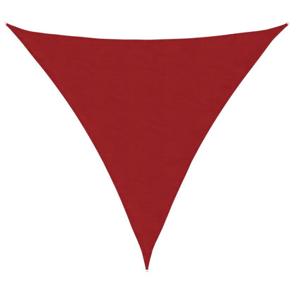 Sunshade Sail Oxford Fabric Triangular 3.6x3.6x3.6 m Red