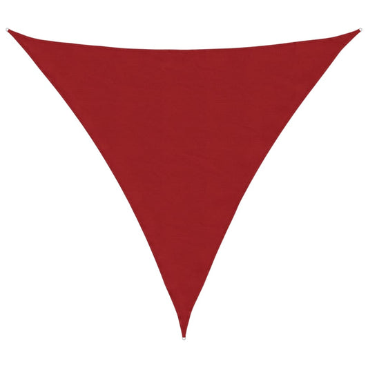 Sunshade Sail Oxford Fabric Triangular 3.6x3.6x3.6 m Red