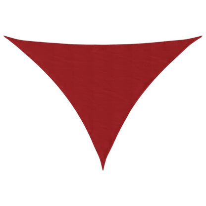 Sunshade Sail Oxford Fabric Triangular 4x4x5.8 m Red