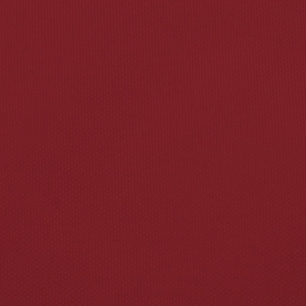 Sunshade Sail Oxford Fabric Triangular 6x6x6 m Red