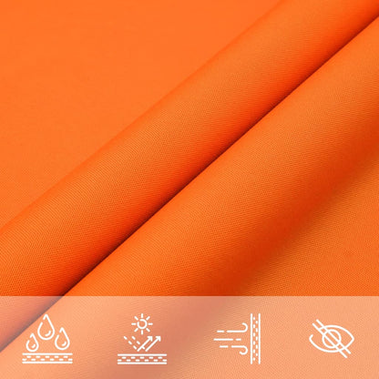 Sunshade Sail Oxford Fabric Rectangular 2x4.5 m Orange