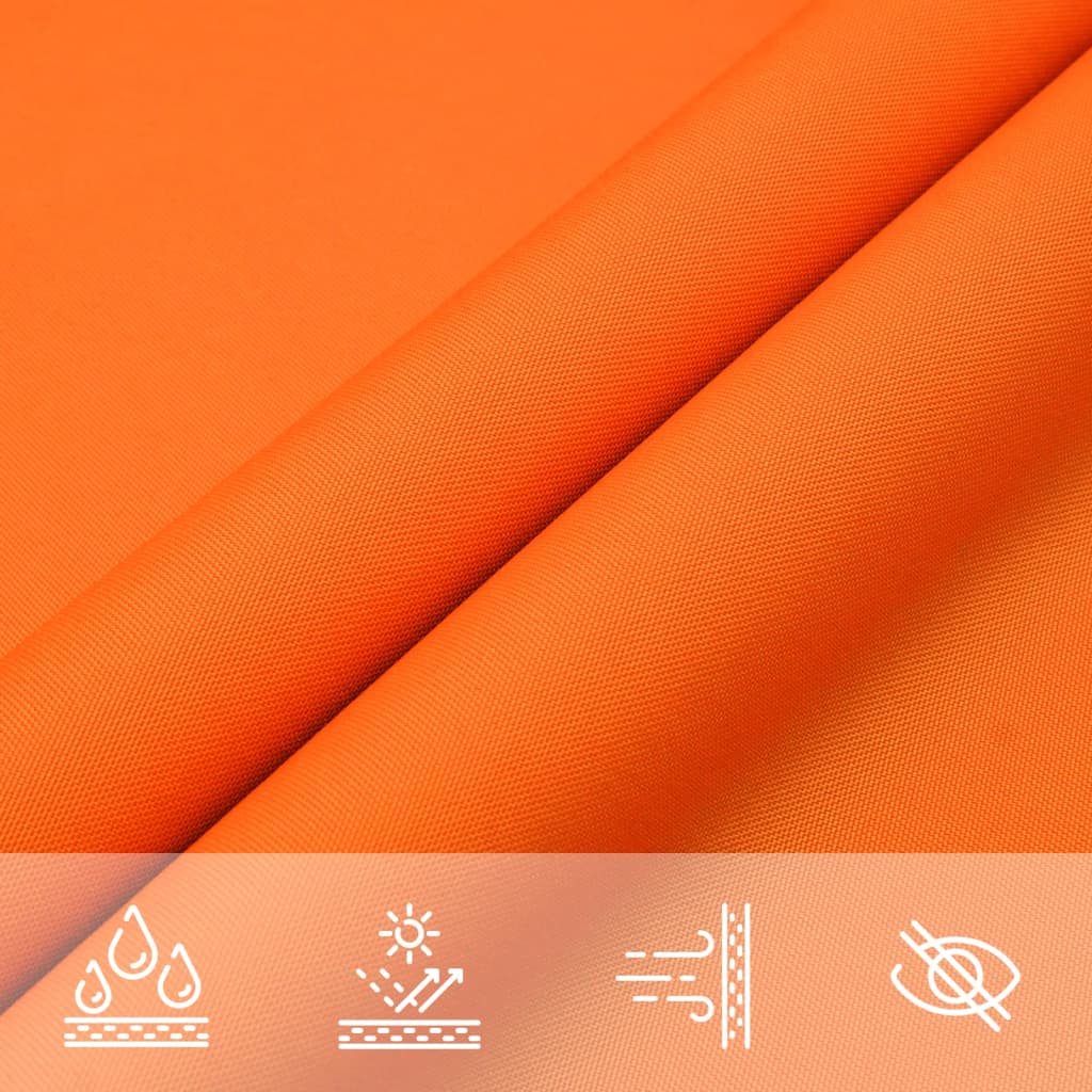 Sunshade Sail Oxford Fabric Rectangular 2.5x5 m Orange