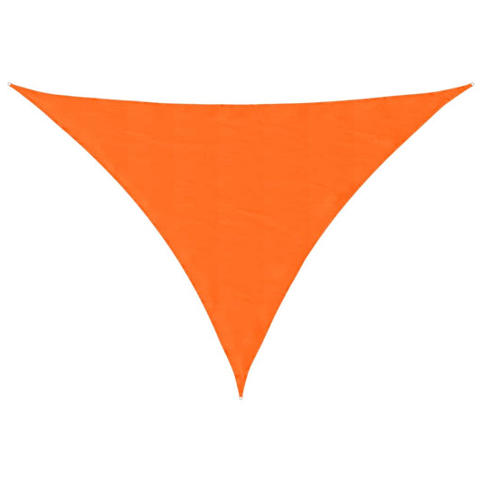 Sunshade Sail Oxford Fabric Triangular 5x6x6 m Orange