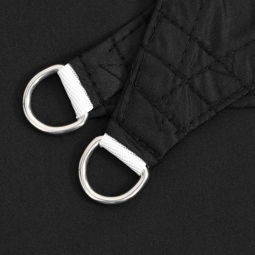 Sunshade Sail Oxford Fabric Square 2x2 m Black