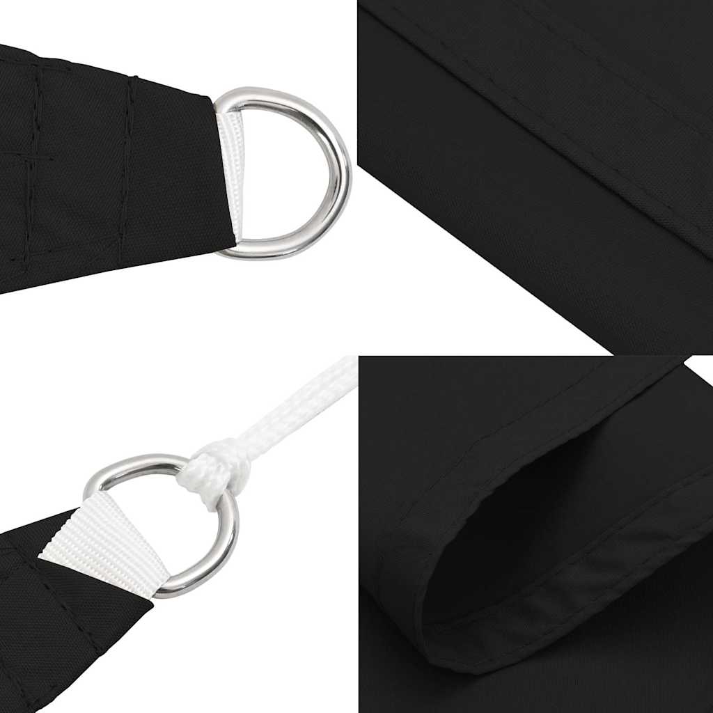 Sunshade Sail Oxford Fabric Square 2x2 m Black