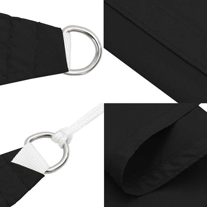 Sunshade Sail Oxford Fabric Square 2x2 m Black