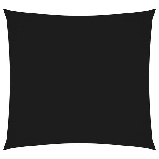 Sunshade Sail Oxford Fabric Square 5x5 m Black