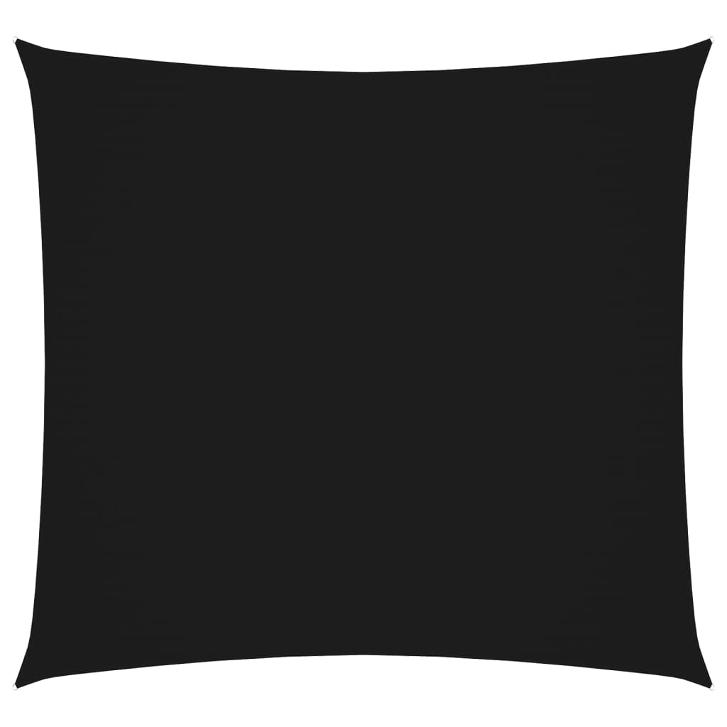 Sunshade Sail Oxford Fabric Square 6x6 m Black