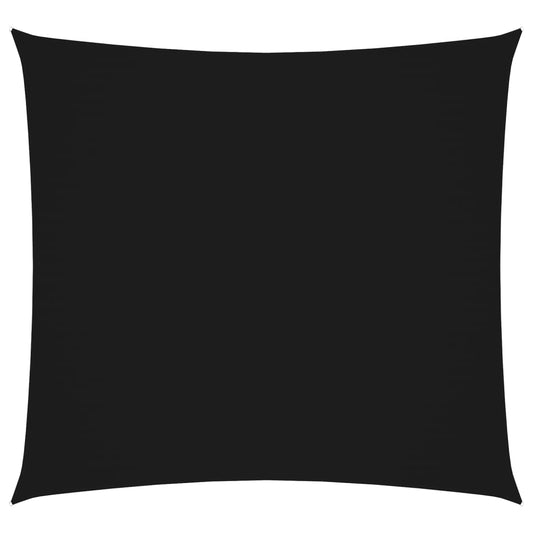Sunshade Sail Oxford Fabric Square 6x6 m Black