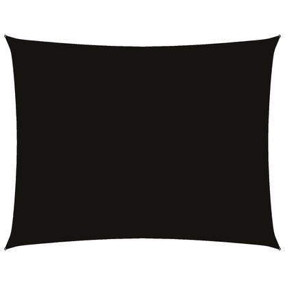 Sunshade Sail Oxford Fabric Rectangular 2x3.5 m Black