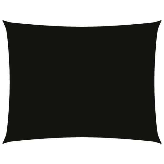 Sunshade Sail Oxford Fabric Rectangular 2x3.5 m Black