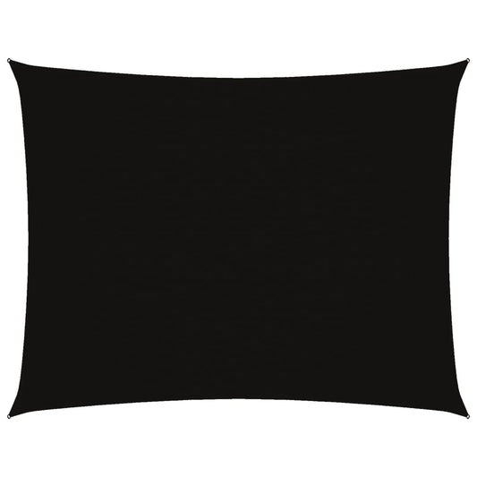 Sunshade Sail Oxford Fabric Rectangular 3x4 m Black