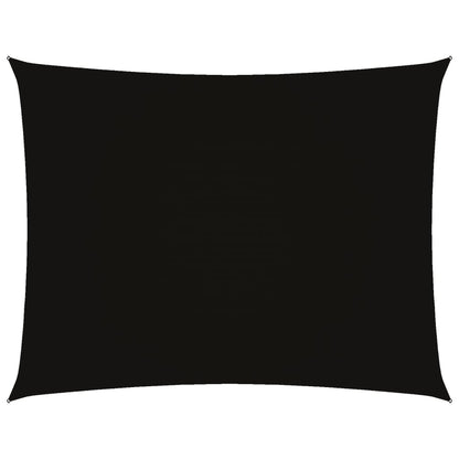 Sunshade Sail Oxford Fabric Rectangular 3x4.5 m Black