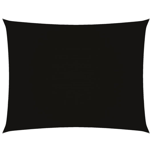 Sunshade Sail Oxford Fabric Rectangular 3x4.5 m Black