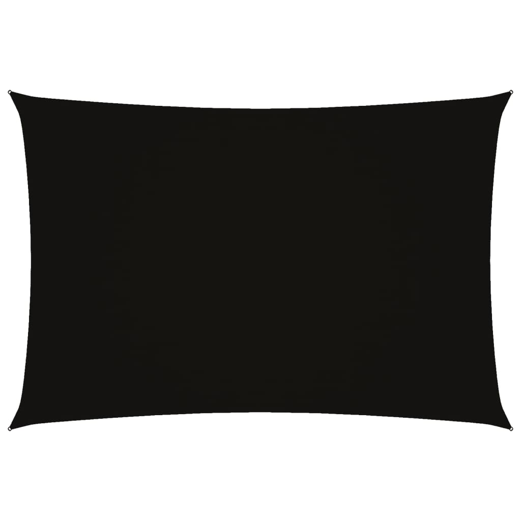 Sunshade Sail Oxford Fabric Rectangular 3x5 m Black