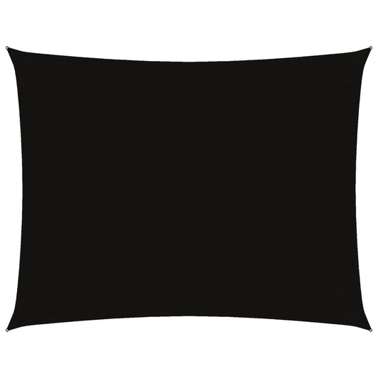 Sunshade Sail Oxford Fabric Rectangular 3x6 m Black