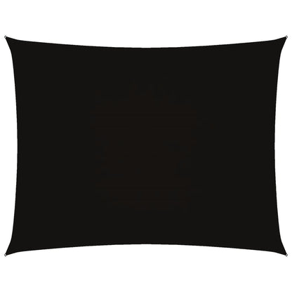 Sunshade Sail Oxford Fabric Rectangular 3.5x5 m Black