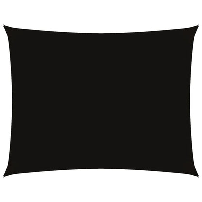 Sunshade Sail Oxford Fabric Rectangular 4x5 m Black