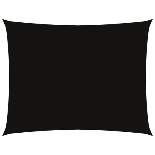 Sunshade Sail Oxford Fabric Rectangular 4x5 m Black