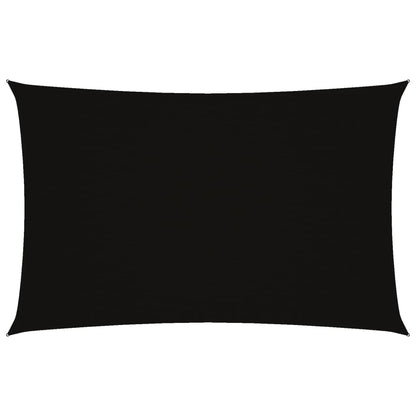 Sunshade Sail Oxford Fabric Rectangular 4x7 m Black