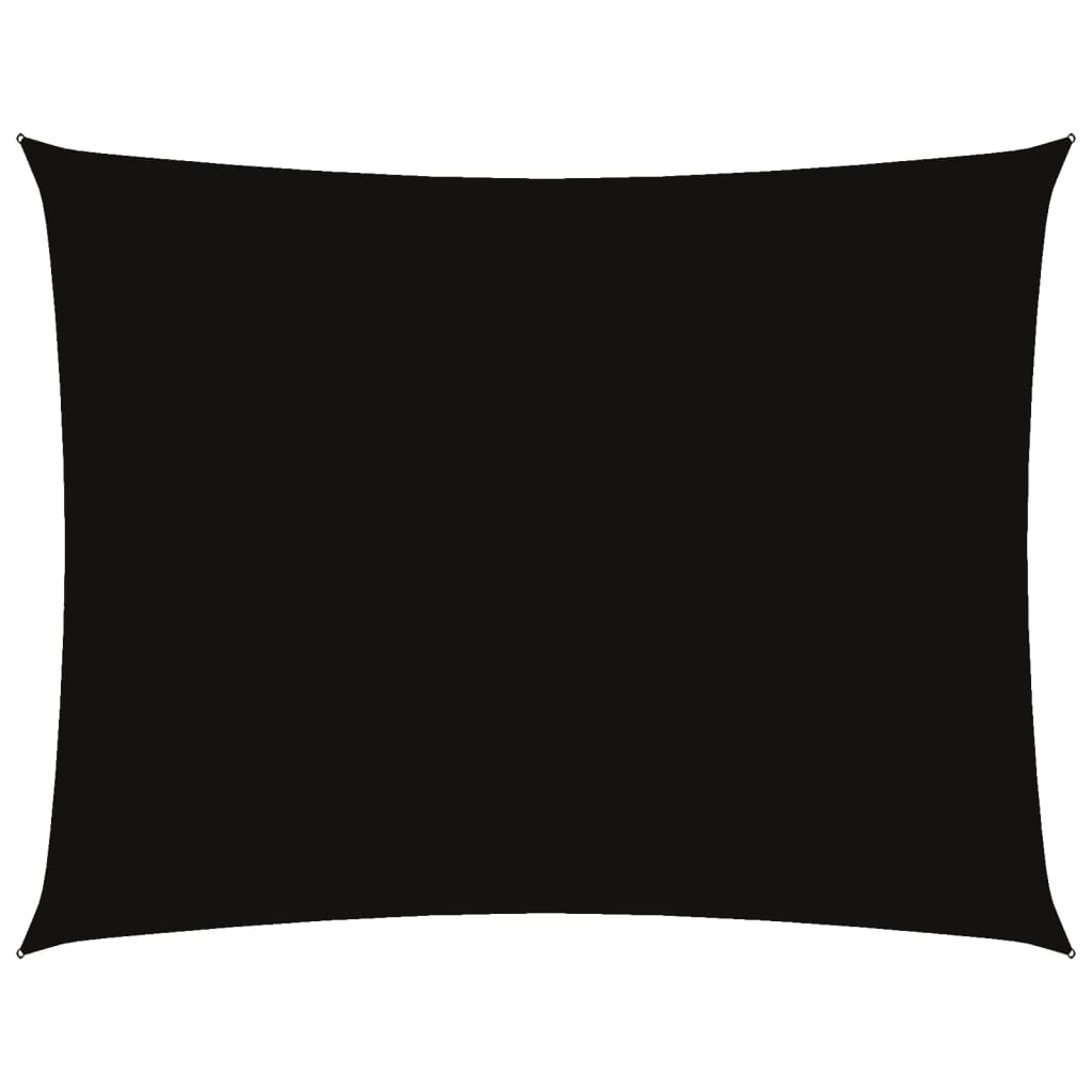 Sunshade Sail Oxford Fabric Rectangular 6x7 m Black