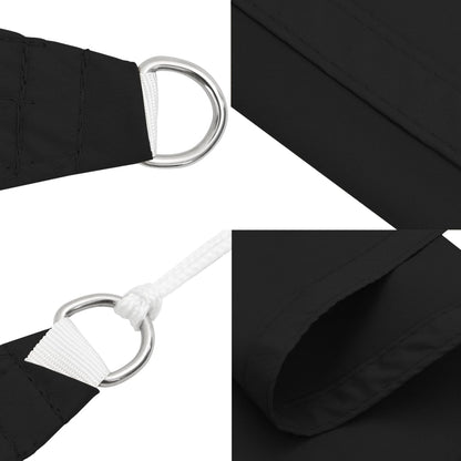 Sunshade Sail Oxford Fabric Triangular 2.5x2.5x3.5 m Black
