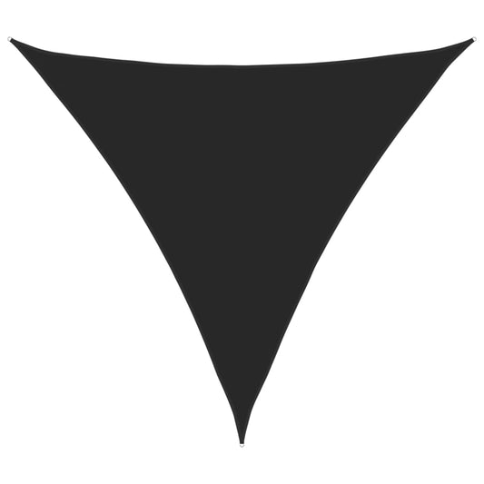 Sunshade Sail Oxford Fabric Triangular 4x4x4 m Black
