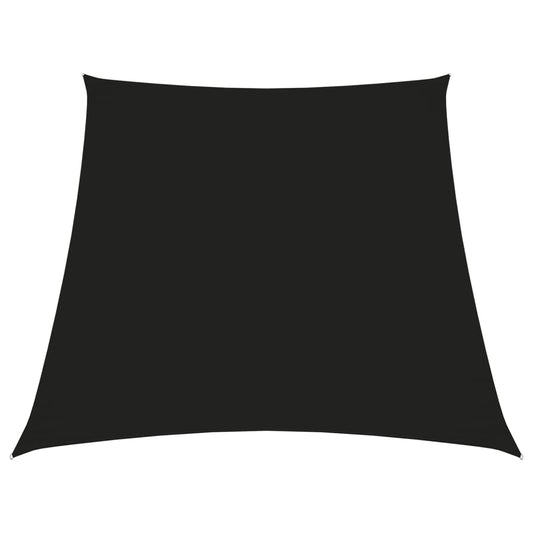 Sunshade Sail Oxford Fabric Trapezium 2/4x3 m Black