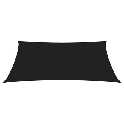Sunshade Sail Oxford Fabric Trapezium 2/4x3 m Black