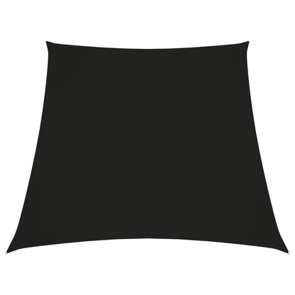Sunshade Sail Oxford Fabric Trapezium 3/5x4 m Black