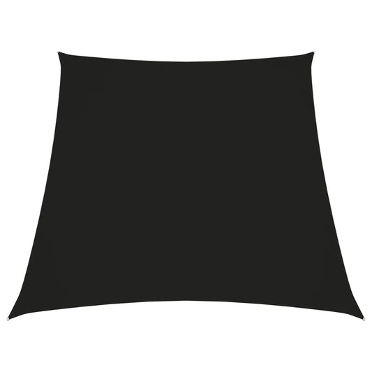 Sunshade Sail Oxford Fabric Trapezium 3/5x4 m Black