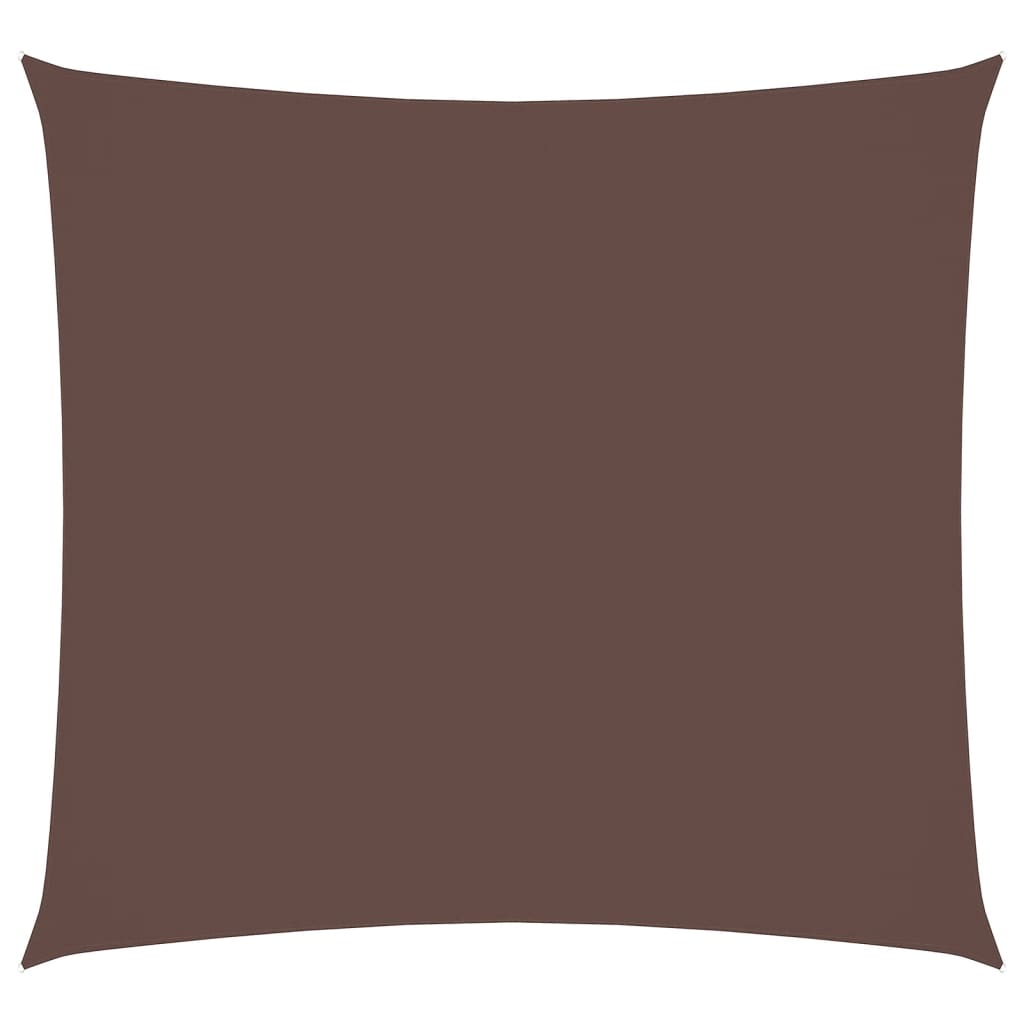 Sunshade Sail Oxford Fabric Square 2.5x2.5 m Brown