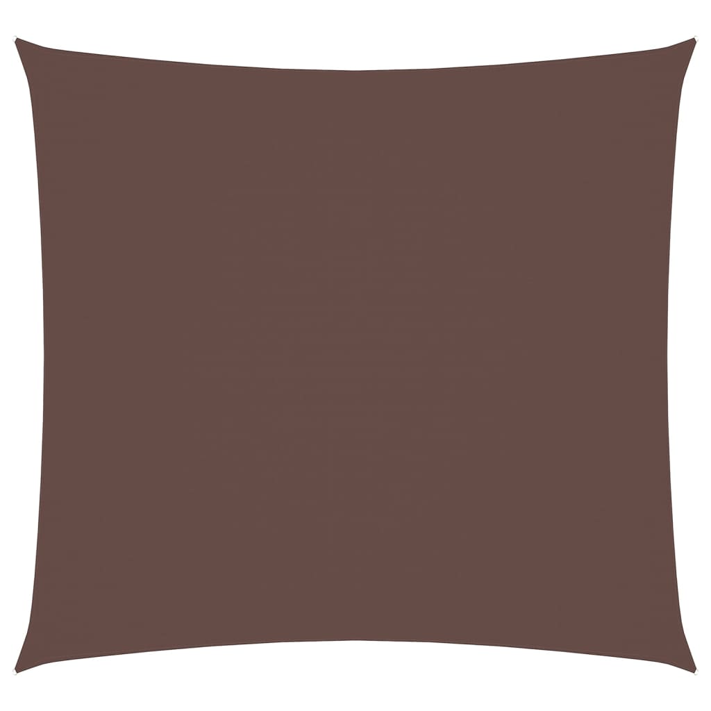 Sunshade Sail Oxford Fabric Square 5x5 m Brown