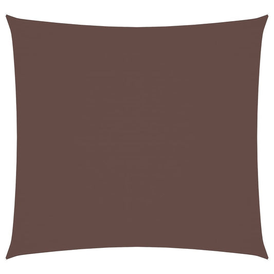 Sunshade Sail Oxford Fabric Square 5x5 m Brown