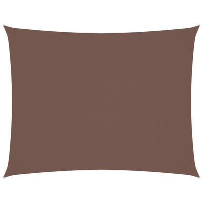 Sunshade Sail Oxford Fabric Rectangular 2x3.5 m Brown
