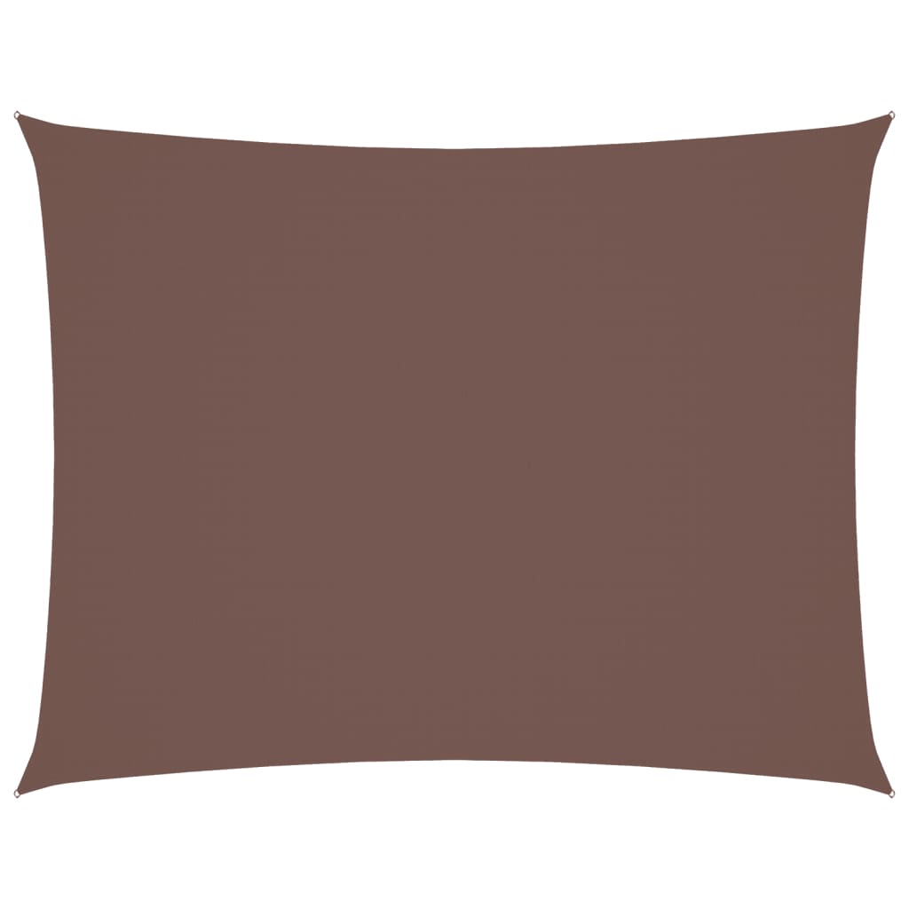 Sunshade Sail Oxford Fabric Rectangular 3x4 m Brown