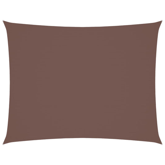 Sunshade Sail Oxford Fabric Rectangular 3x4 m Brown