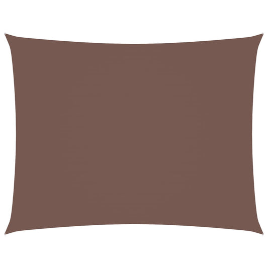 Sunshade Sail Oxford Fabric Rectangular 3x4.5 m Brown