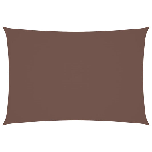 Sunshade Sail Oxford Fabric Rectangular 3x5 m Brown