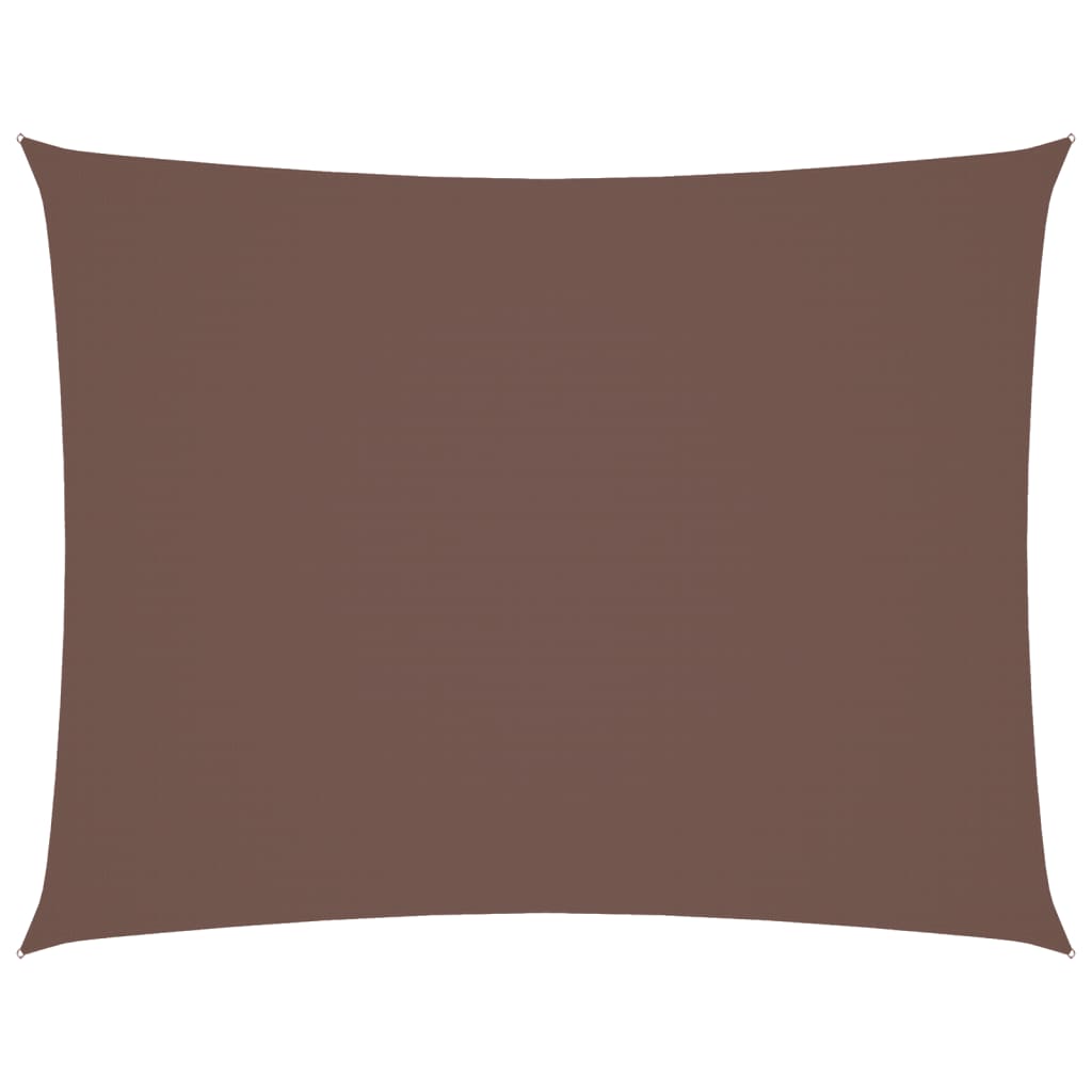 Sunshade Sail Oxford Fabric Rectangular 3x6 m Brown